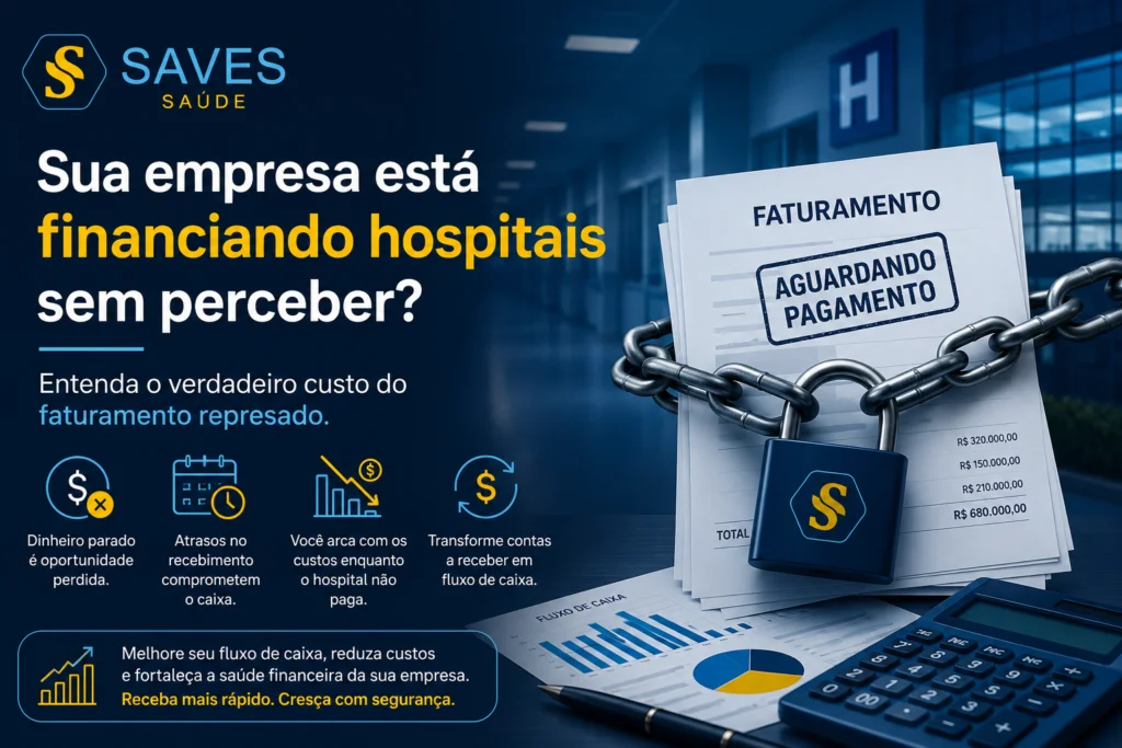 Sua empresa está financiando hospitais sem perceber? Entenda o verdadeiro custo do faturamento represado